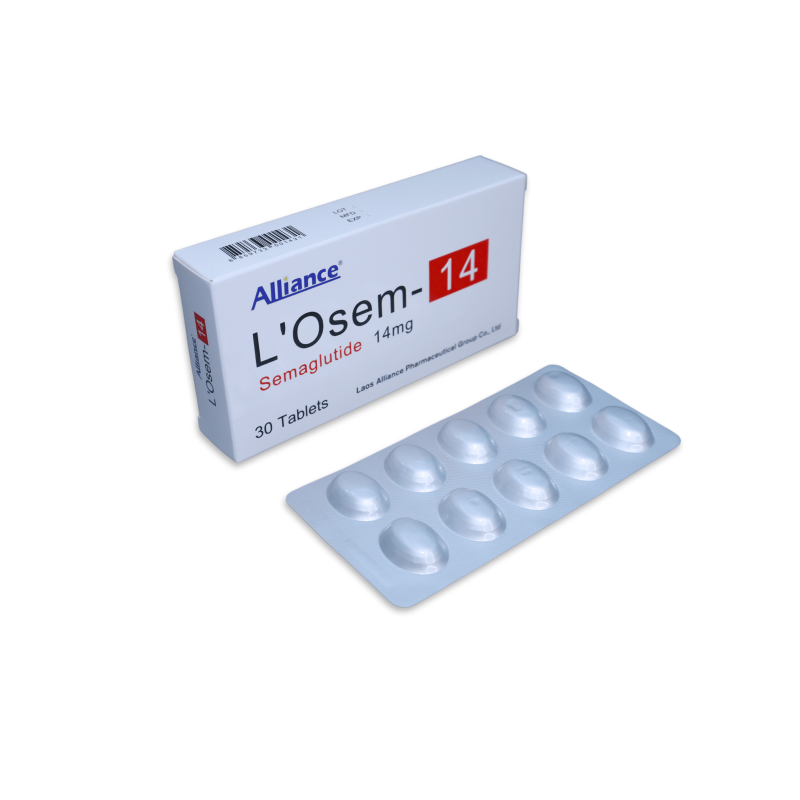 L'Osem-14 – Semaglutide Oral Tablets 14mg
